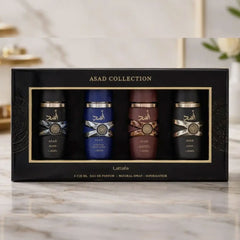 Lattafa Asad Collection 25ml 4 Pieces Gift Set