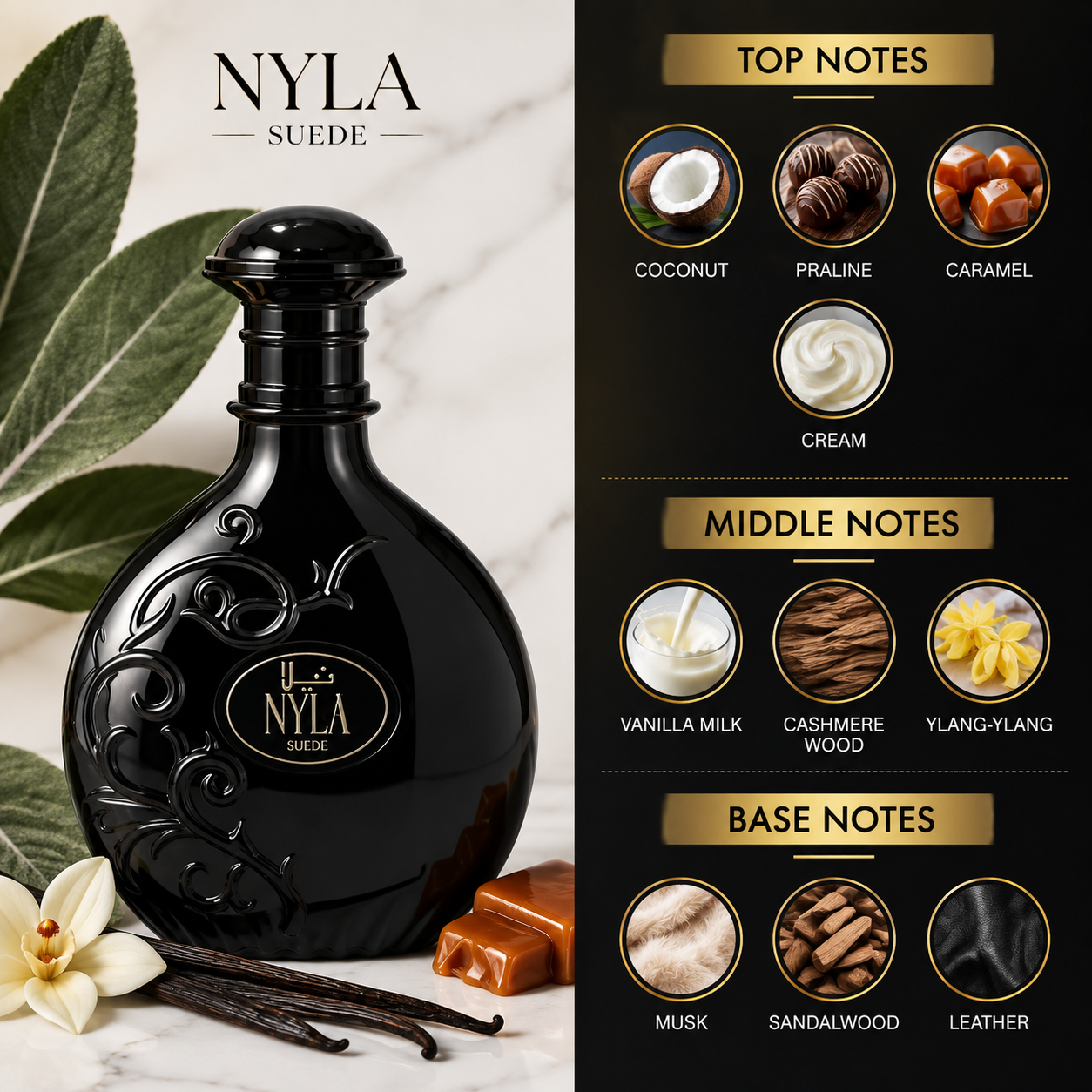 Nyla Suede Perfume 80ml EDP Arabiyat Prestige